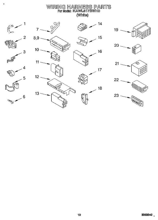 Diagram for KAWL517BWH0
