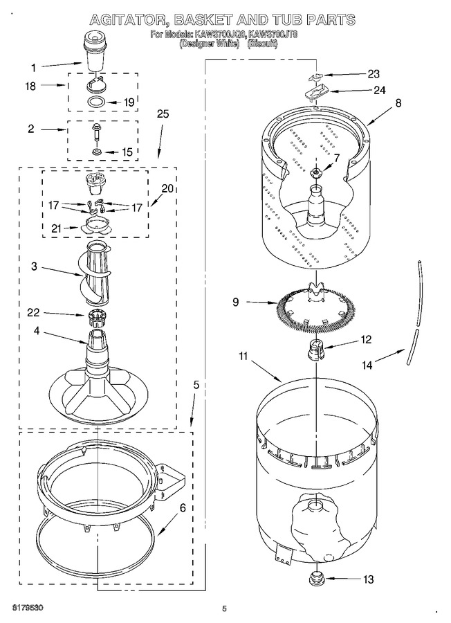 Diagram for KAWS700JQ0