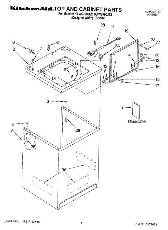 Diagram for KAWS700JQ2
