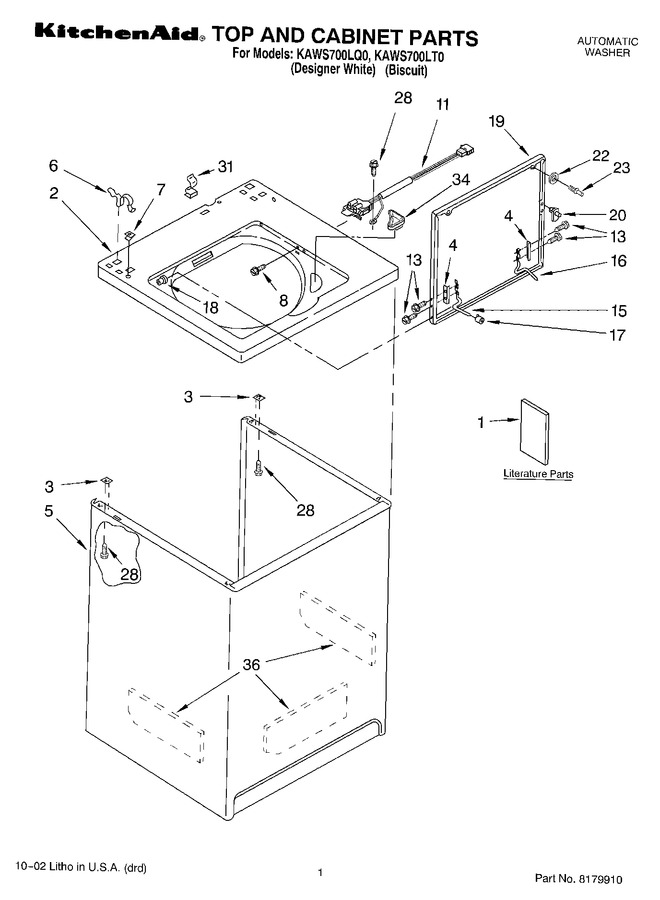 Diagram for KAWS700LQ0