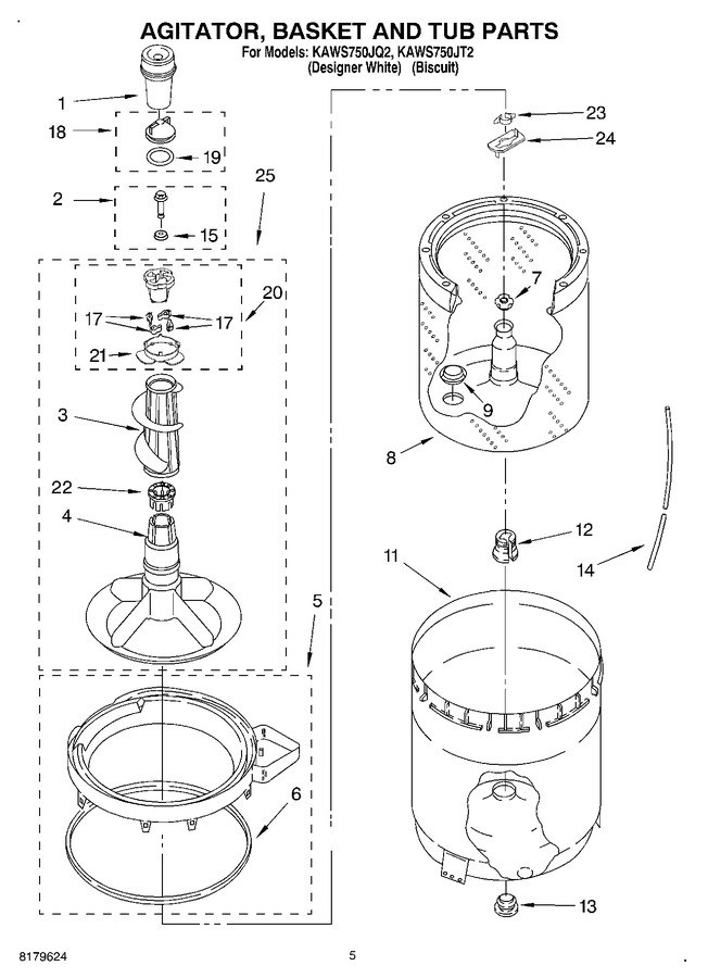 Diagram for KAWS750JQ2
