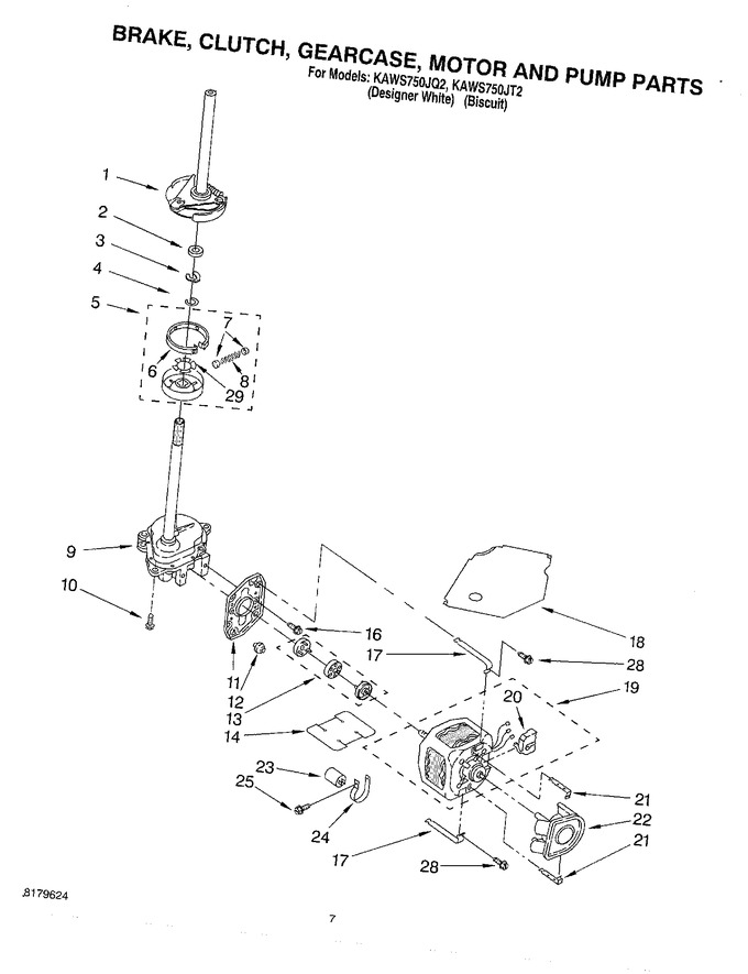 Diagram for KAWS750JQ2