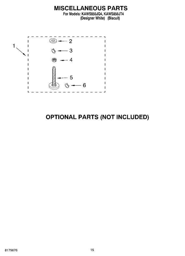 Diagram for KAWS850JT4