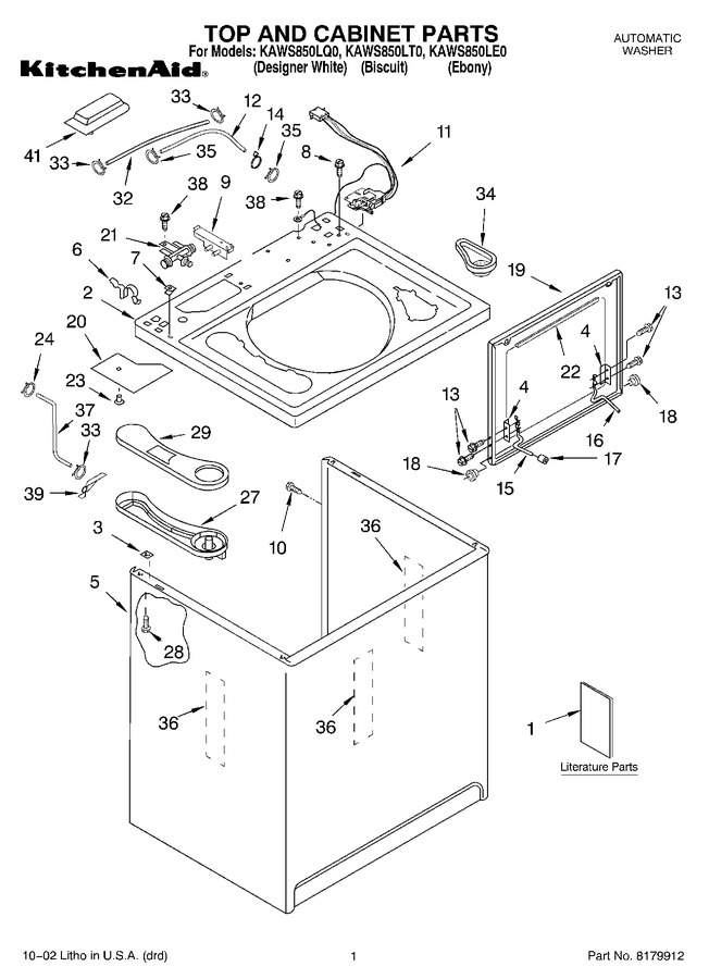 Diagram for KAWS850LE0
