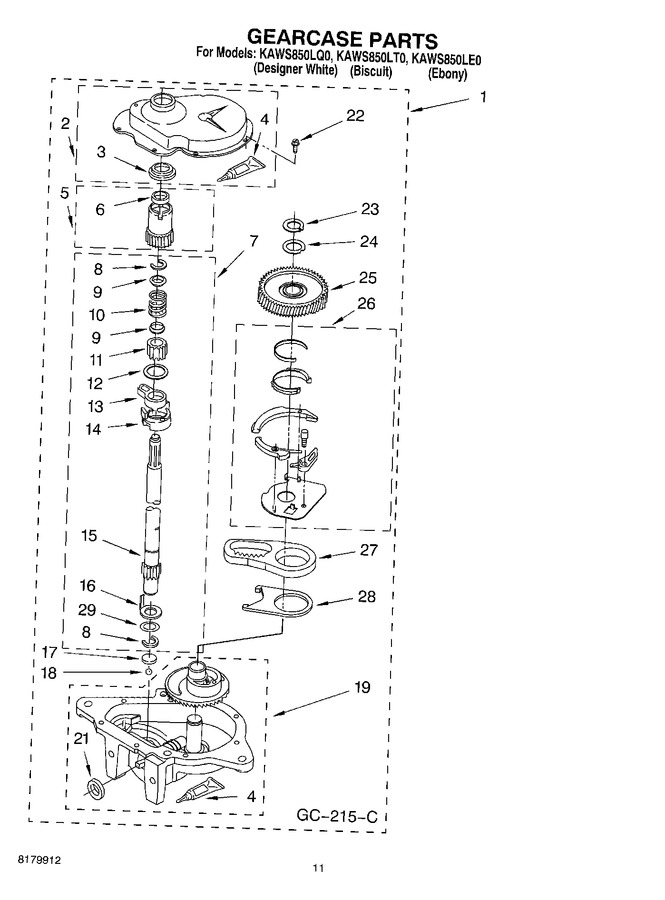 Diagram for KAWS850LE0