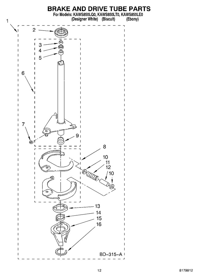 Diagram for KAWS850LE0