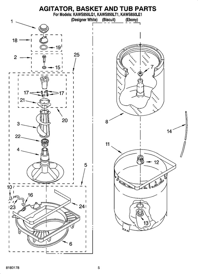 Diagram for KAWS850LE1