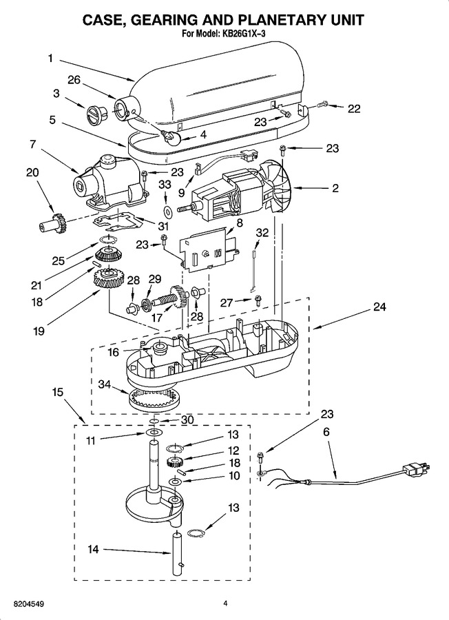 Diagram for KB26G1X-3