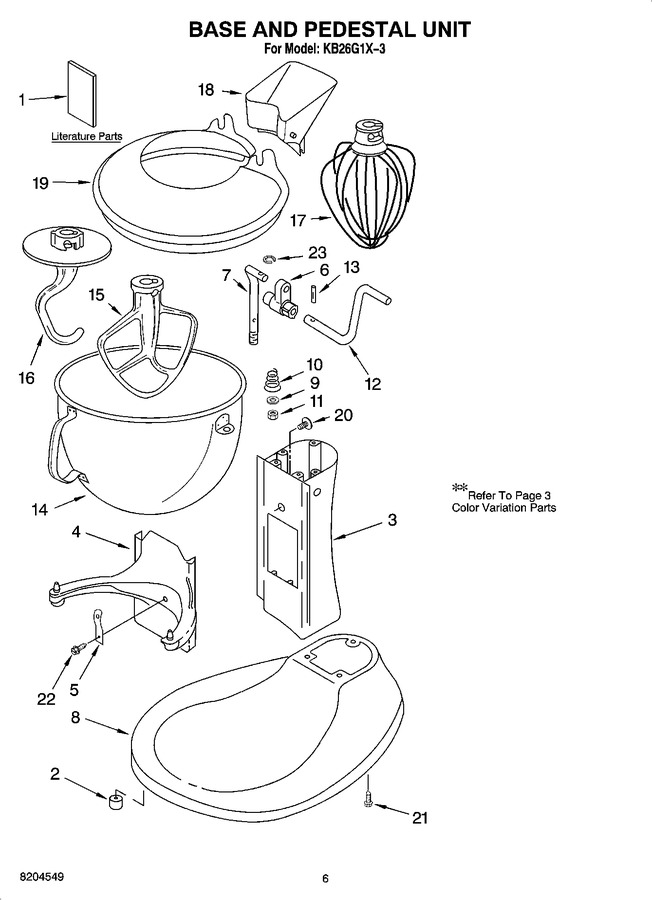 Diagram for KB26G1X-3