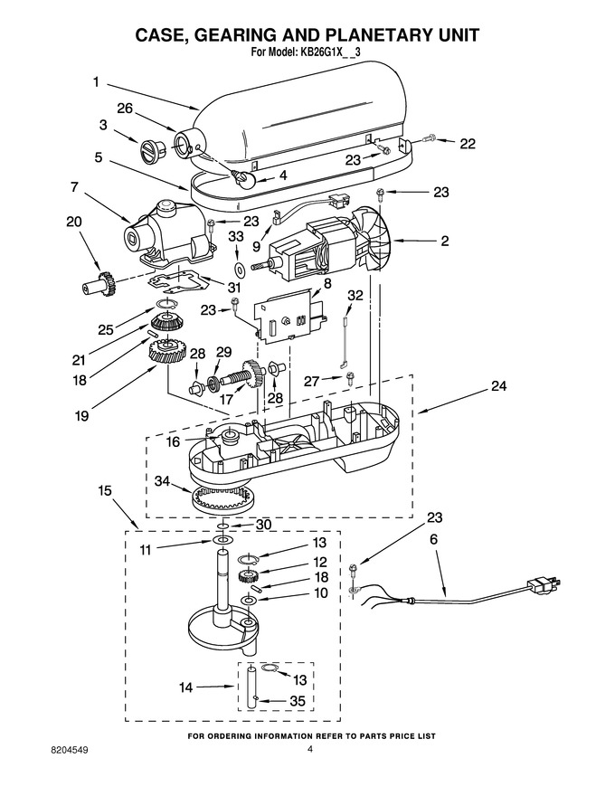 Diagram for KB26G1XTG3
