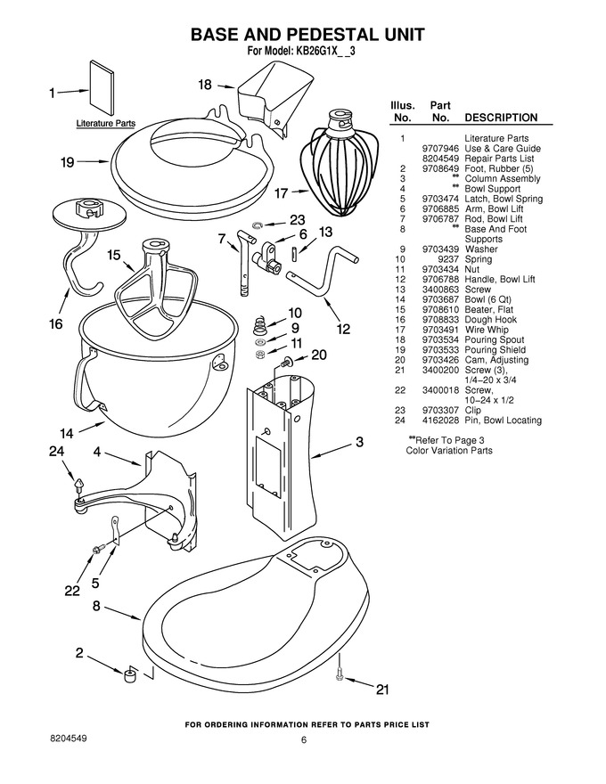 Diagram for KB26G1XGN3