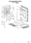 Diagram for 02 - Door And Shelf Parts