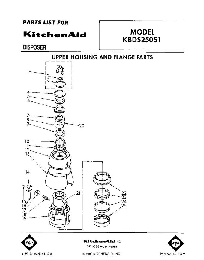 Diagram for KBDS250S1