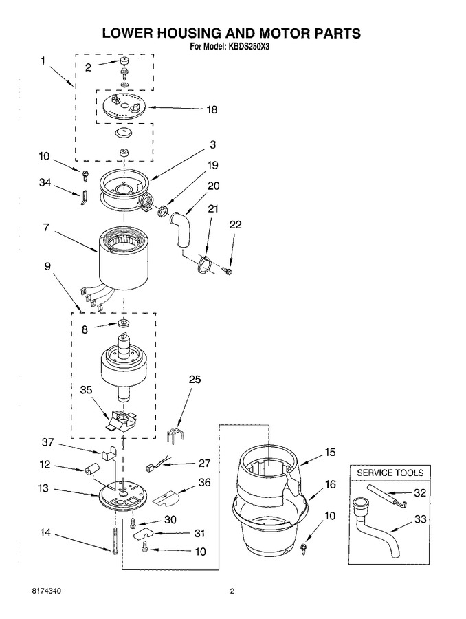 Diagram for KBDS250X3