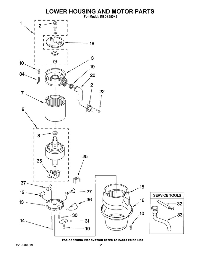 Diagram for KBDS250X5