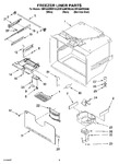 Diagram for 02 - Freezer Liner Parts