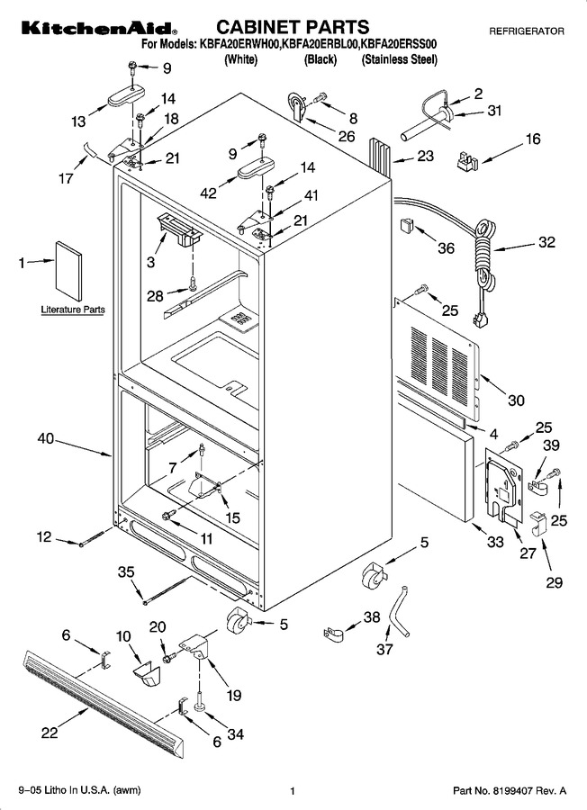 Diagram for KBFA20ERBL00