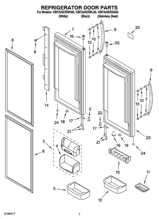 Diagram for KBFA25ERBL00