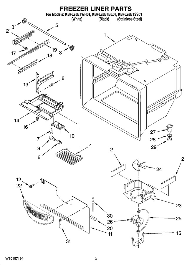 Diagram for KBFL25ETSS01