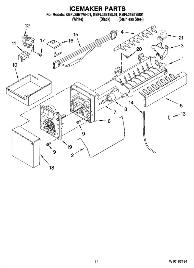 Diagram for KBFL25ETWH01