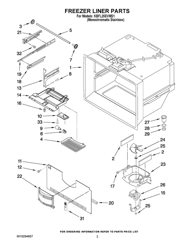 Diagram for KBFL25EVMS1