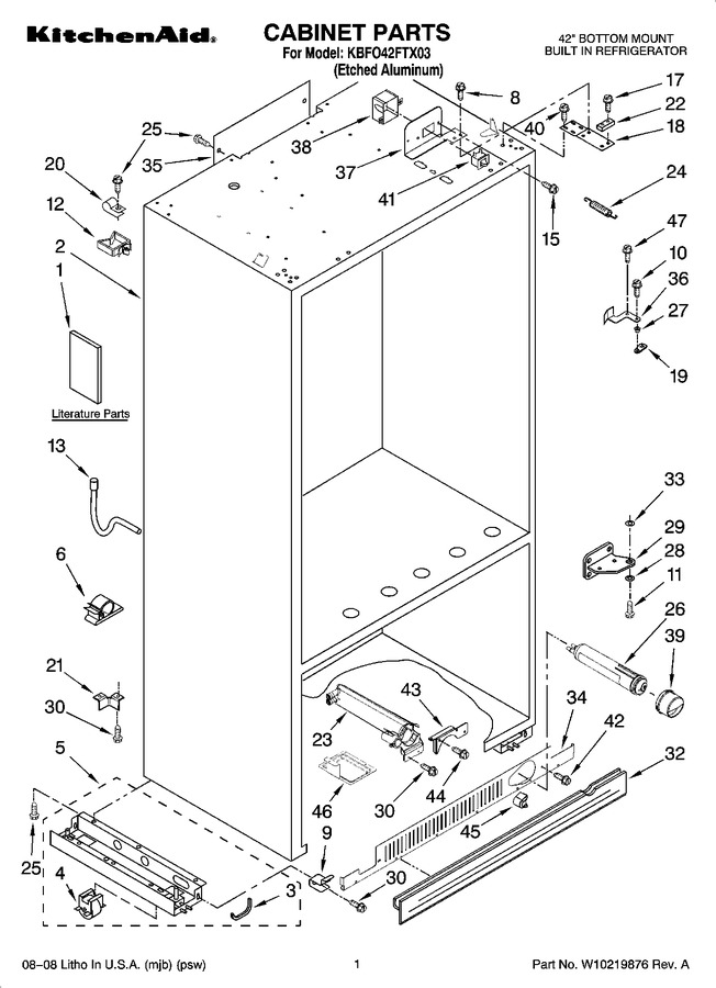 Diagram for KBFO42FTX03