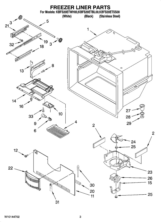 Diagram for KBFS20ETBL00