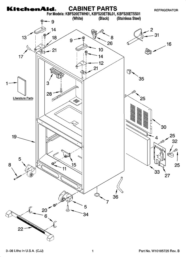 Diagram for KBFS20ETWH01