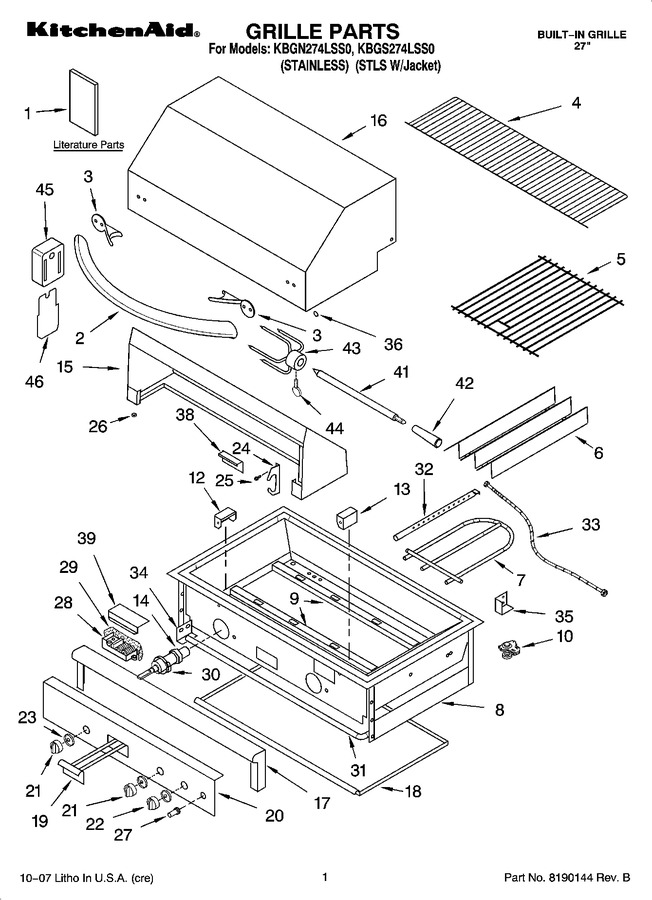 Diagram for KBGS274LSS0