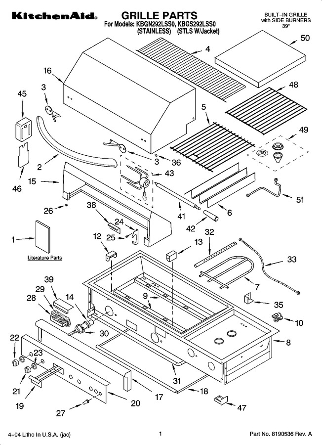 Diagram for KBGN292LSS0
