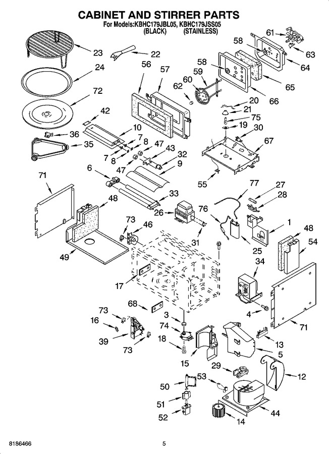 Diagram for KBHC179JBL05