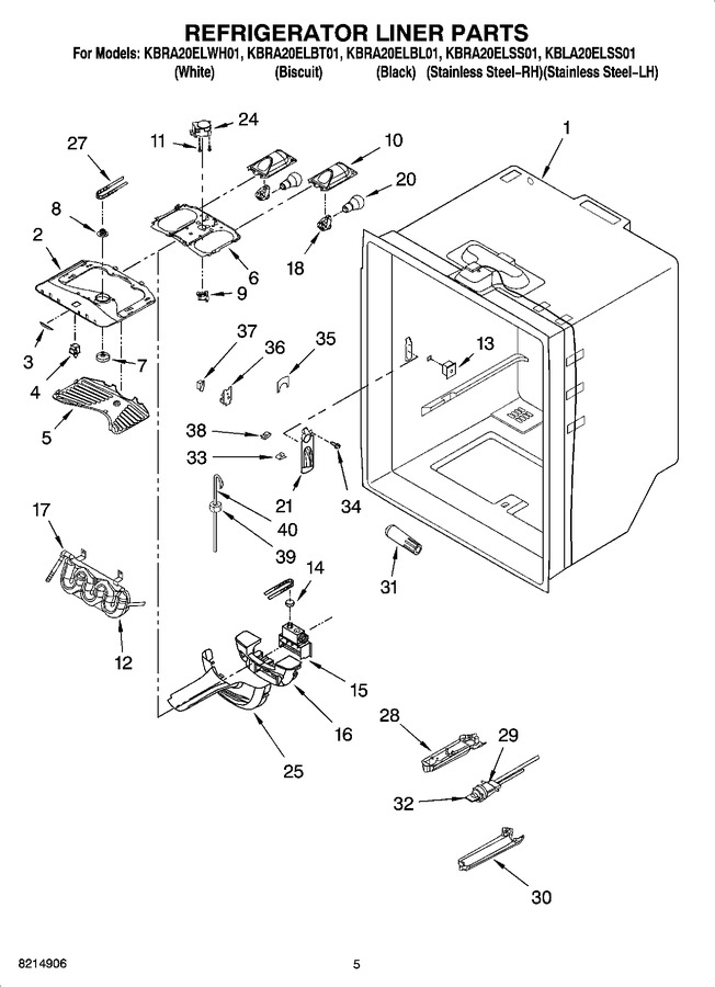 Diagram for KBRA20ELWH01