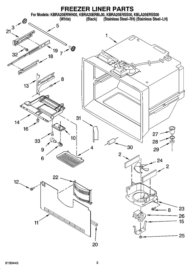 Diagram for KBRA20ERWH00