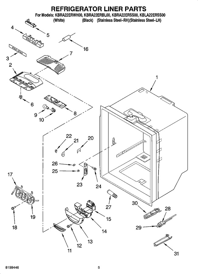 Diagram for KBRA22ERBL00