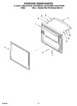 Diagram for 07 - Freezer Door Parts