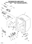 Diagram for 03 - Refrigerator Liner Parts