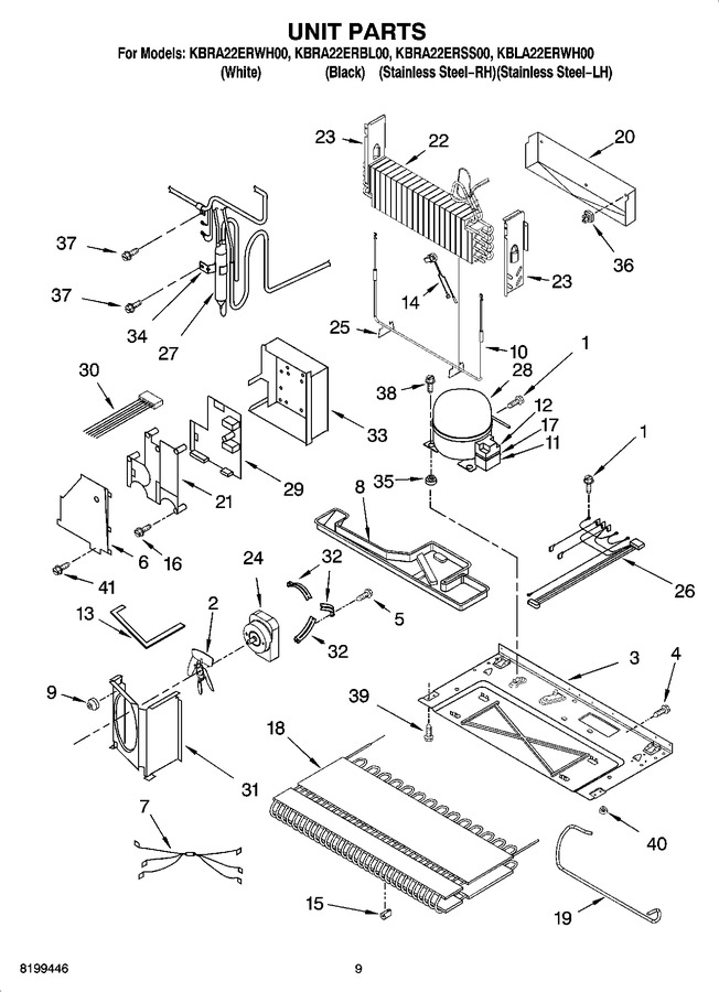 Diagram for KBLA22ERWH00
