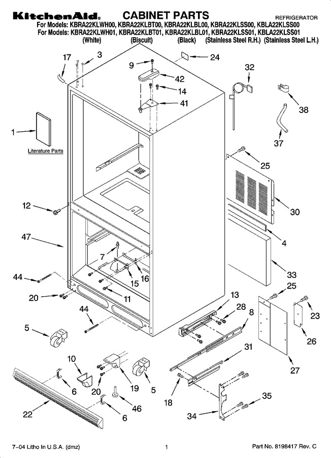 Diagram for KBLA22KLSS00
