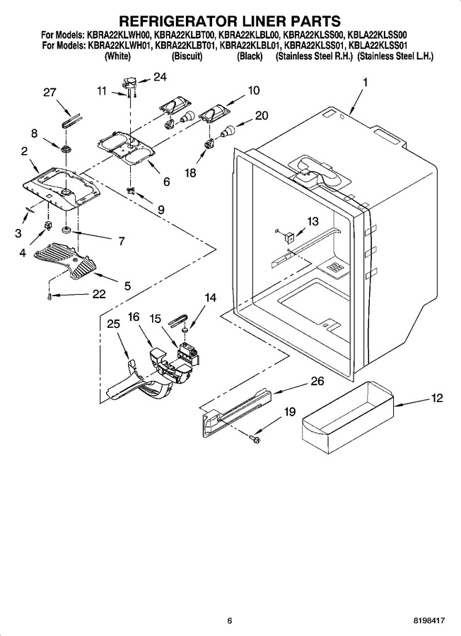 Diagram for KBLA22KLSS00