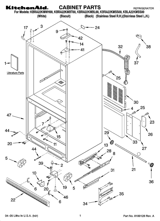 Diagram for KBRA22KMBL00