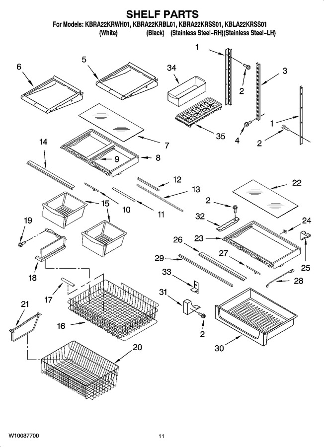 Diagram for KBRA22KRWH01
