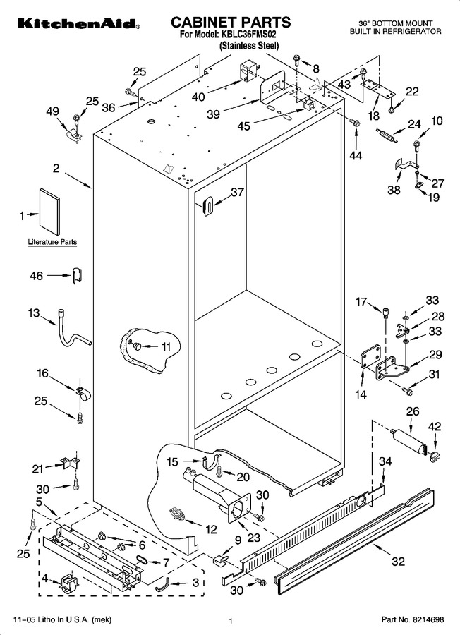 Diagram for KBLC36FMS02