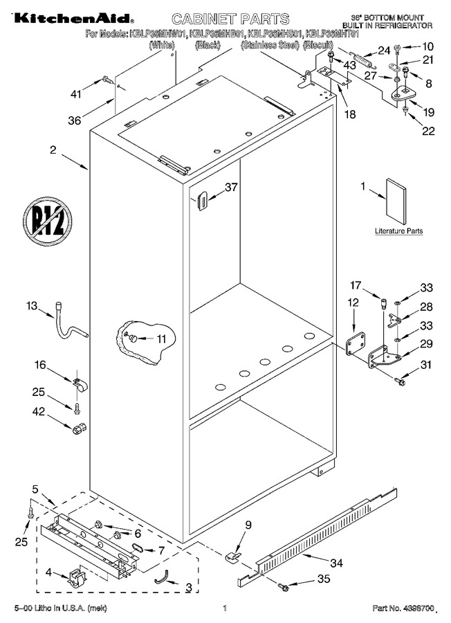 Diagram for KBLP36MHS01