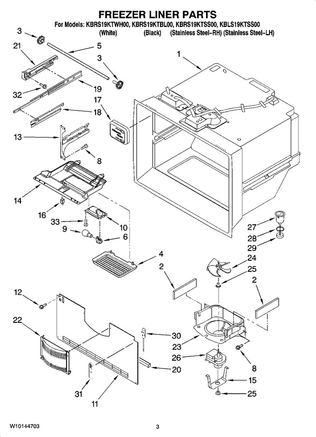 Diagram for KBRS19KTBL00