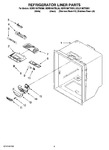 Diagram for 03 - Refrigerator Liner Parts