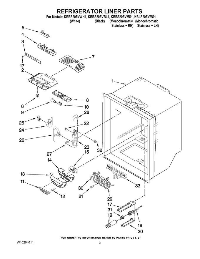 Diagram for KBRS20EVWH1