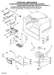 Diagram for 03 - Freezer Liner Parts