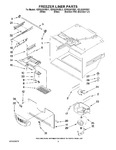 Diagram for 02 - Freezer Liner Parts