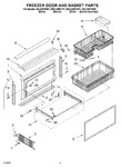 Diagram for 06 - Freezer Door And Basket