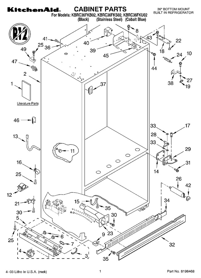 Diagram for KBRC36FKB02